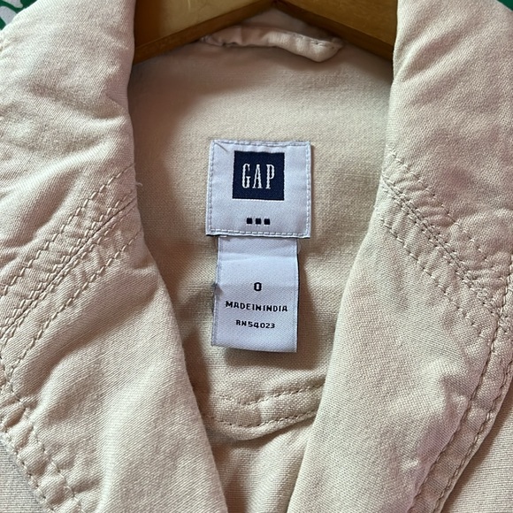 EUC Gap Structured Stretch Tan Jacket/Blazer - Picture 3 of 7